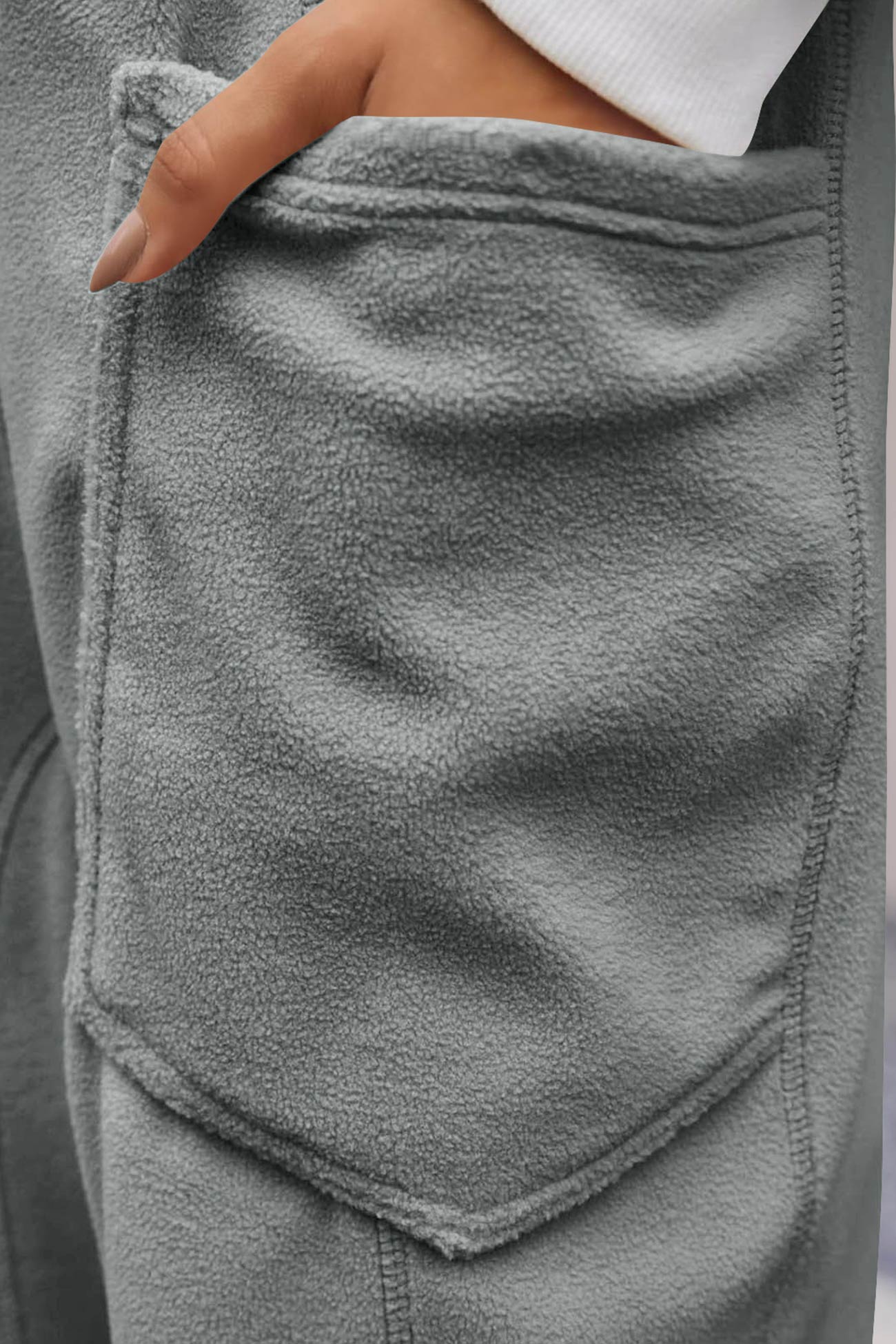 Polar Fleece Front With Pockets Overall